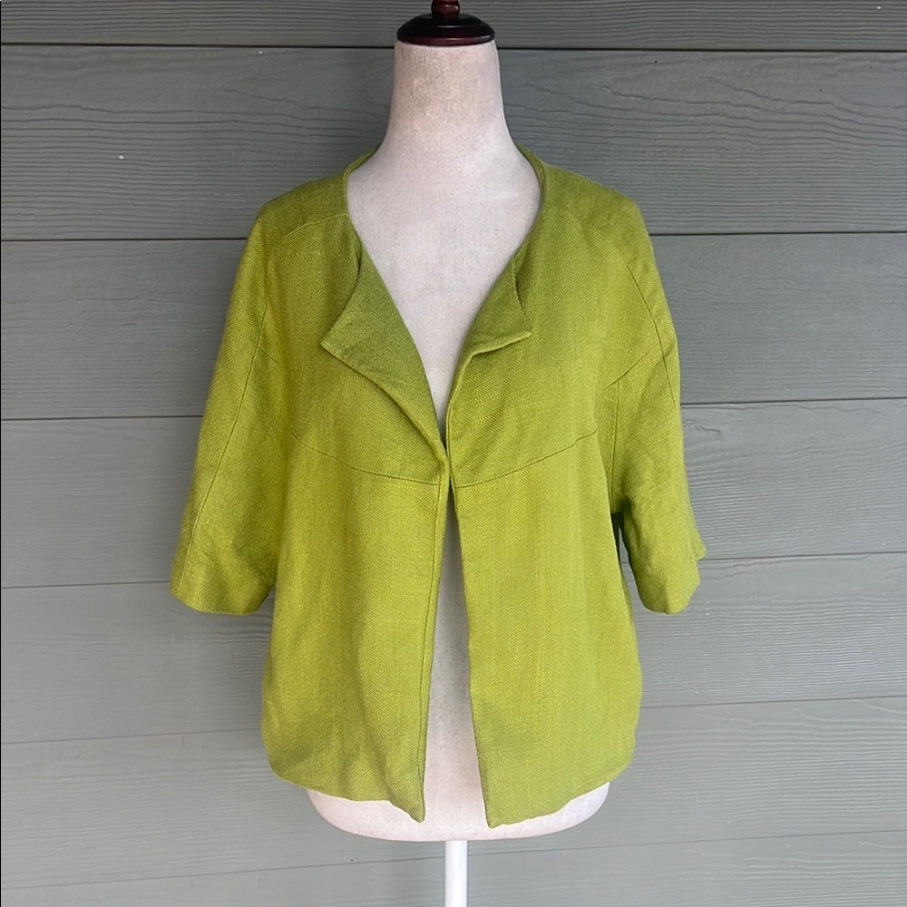 Kate Spade Cropped Open Front Jacket - Picture 2 of 13